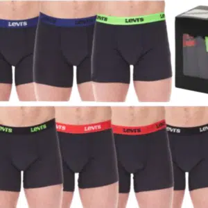 Thumbnail Marken-Boxershorts für 4,28€ pro Stück! 😀 LEVI’S Boxershorts im 7er-Pack für 29,99€: 95% Baumwolle, Geschenkbox &amp; 23€ Ersparnis! 🩳