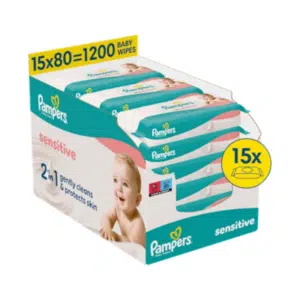 Thumbnail 1200x Pampers Sensitive Feuchttücher ab 14,95€
