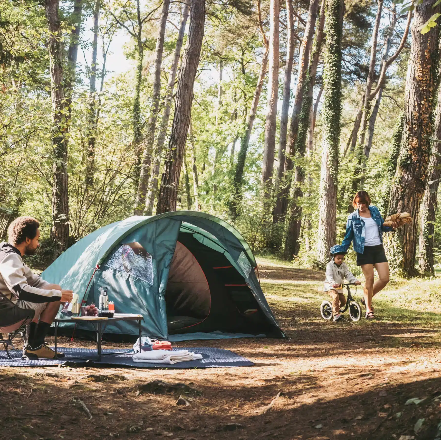 decathlon 2 person pop up tent Quechua Second Easy Fresh & Black Waterproof Camping braketype-cantilever Farbe:Cosmic Sand Camping Mar Menor | A modern