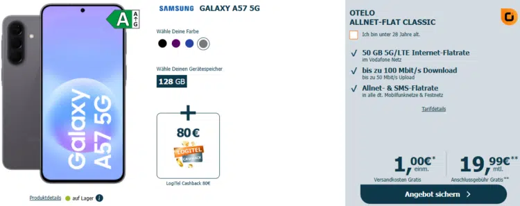 Samsung Galaxy A57 5G Handytarif