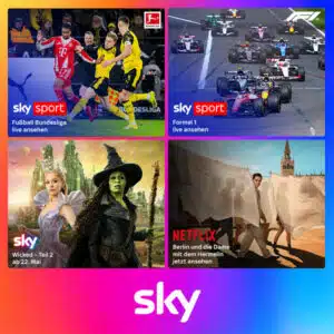 Thumbnail Ein Abo, alles drin + 80€ Bonus von DealDoktor: Sky Komplett inkl. Sport, Bundesliga, Filme, Netflix &amp; Paramount+ 💰 GÜNSTIGER wird’s nicht!