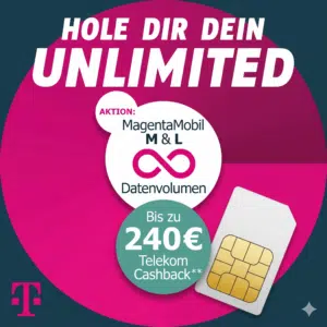 Thumbnail 🔥 KRASS: NUR 18,70€/Monat 😳 Dank 750€ Bonus für original Telekom MagentaMobil M Unlimited 5G Allnet (Magenta1 und Magenta Moments)