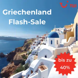 Thumbnail TUI Flash Sale: 40% Rabatt auf Griechenland-Urlaub sichern! ☀️