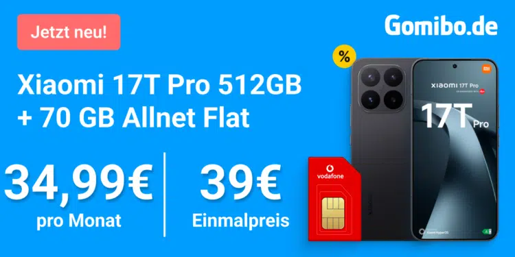 Xiaomi 17T Pro Handytarif