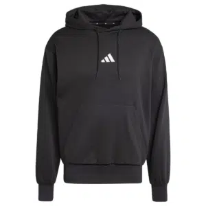 Thumbnail Über die Hälfte Ersparnis??! 🫨 adidas Performance Feelcozy Hoody in Schwarz: NUR in Größe L für 18,59€ statt 39€ – 70% Baumwolle