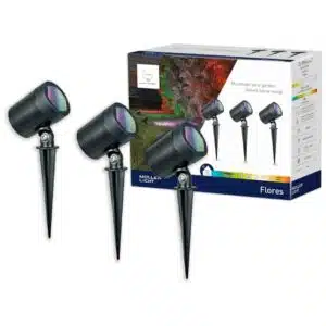 3er Set tint Flores Gartenspots Lichter