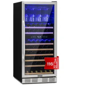 Thumbnail 🍷 Klarstein Vinovilla Weinkühlschrank 306L für 983,44€ (statt 1.146€)
