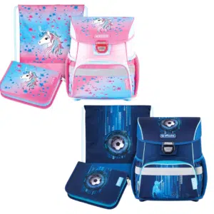 Thumbnail Herlitz "Loop Plus" Schulranzen (3-teilig) im Einhorn- oder Fußball-Design für 39,99€
