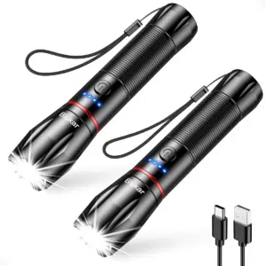 Thumbnail No-Brainer: Nur 7,49€ pro 2000 Lumen-Taschenlampe! 🤯 ZWEI Blukar LED Taschenlampen mit 2000 Lumen, inkl. USB-C-Kabel, für 14,98€! 🔦