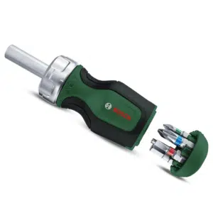 Thumbnail Fast die Hälfte sparen! 😀 Bosch Stubby Ratschenschraubendreher mit Ratsche &amp; Bit-Magazin für 7,89€ statt 15€! 🪛