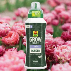 Thumbnail Blütenpracht drinnen und draußen für kleines Geld! 😍🌸 COMPO GROW ORGANIC Blüte Dünger, 500ml, jetzt nur noch 4,56€! 🌷🌼🌺
