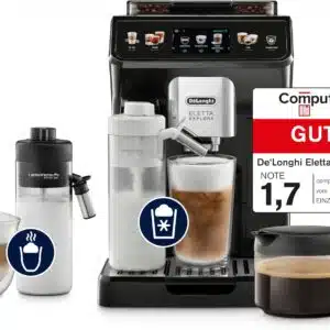 Thumbnail Premium De’Longhi Eletta Explore Kaffeevollautomat krasse 480€ günstiger ☕️🔥 mit 40 Rezepten auf Knopfdruck (Modell: ECAM452.57.G)