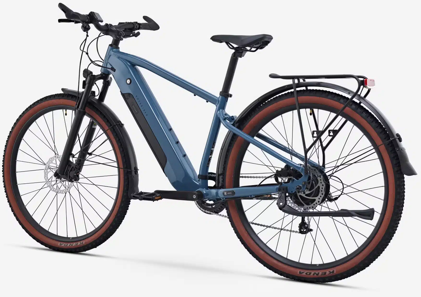 Foto von E-Bike, seitlich von hinten