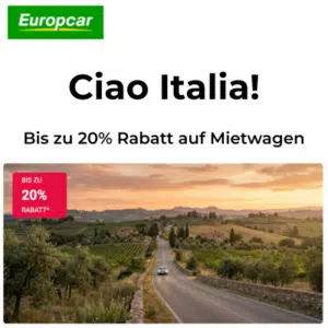 Thumbnail 🇮🇹 Europcar Sommer-Deal: Bis zu 20% Rabatt auf Mietwagen in Italien sichern!