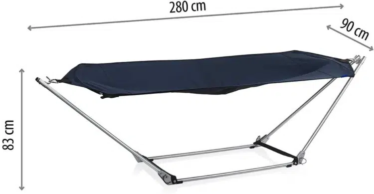 Hängematte mit Gestell Campart BE-0640