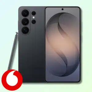 Smasung Galaxy S26 Ultra, unten links Vodafone Logo