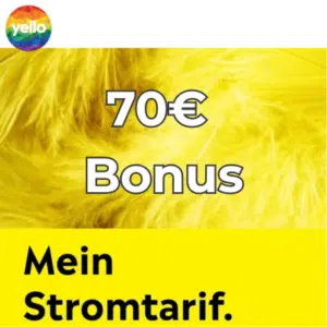 Thumbnail Yello Strom & Gas wechseln: 70€ Bonus + bis zu 25% Rabatt + 50€ Sofortbonus sichern