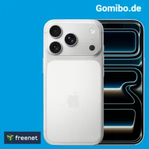 Thumbnail Apple iPhone 17 Pro (256GB) für 399€ + 50GB LTE/5G Allnet für 44,99€ mtl. + 150€ Wechselbonus + 50€ Cashback (freenet Telekom)