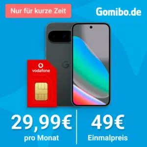 Thumbnail Mit GigaKombi eff. GRATIS: Google Pixel 10 (128GB) für 49€ + 50GB 5G/LTE Vodafone Allnet für 29,99€/Monat + 100€ Wechselbonus + GRATIS Google Accessoire Pack (Vodafone Smart Entry)