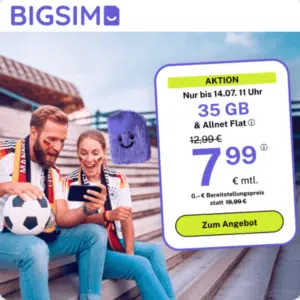 Thumbnail 🔥 50GB 5G für 9,99€ mtl. 📲 weitere Tarife zur Auswahl (BigSIM im 1&amp;1-Netz)