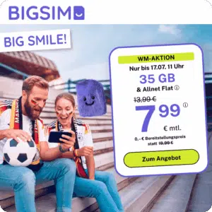 Thumbnail 🔥 35GB 5G für 7,99€ mtl. 📲 weitere Tarife zur Auswahl (BigSIM im 1&amp;1-Netz)