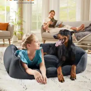 Thumbnail Feandrea Hundebett in Leinenoptik (XXL) für 33,99€ (statt 55€)