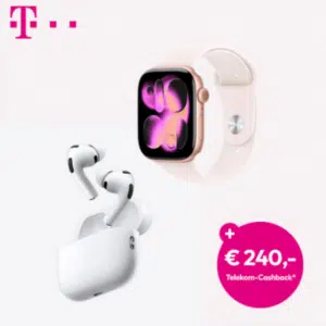 Thumbnail pple-Doppelpack geschenkt? Watch 11 + AirPods Pro 3 + Telekom 30GB Tarif für 39,95€/Monat (Telekom MagentaMobil S)