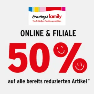 Thumbnail ❤️ Ernsting's Family: 50% Rabatt auf SALE!