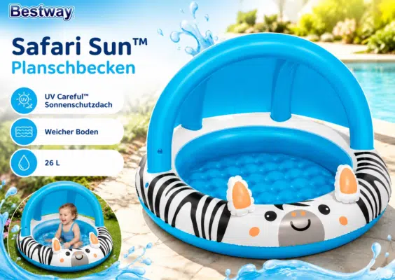 Planschbecken Bestway Safari Sun