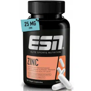 Thumbnail 💪 Bestpreis für ESN Zink! 120 Kapseln, Zinkbisglycinat, hochdosiert, je Kapsel 25 mg
