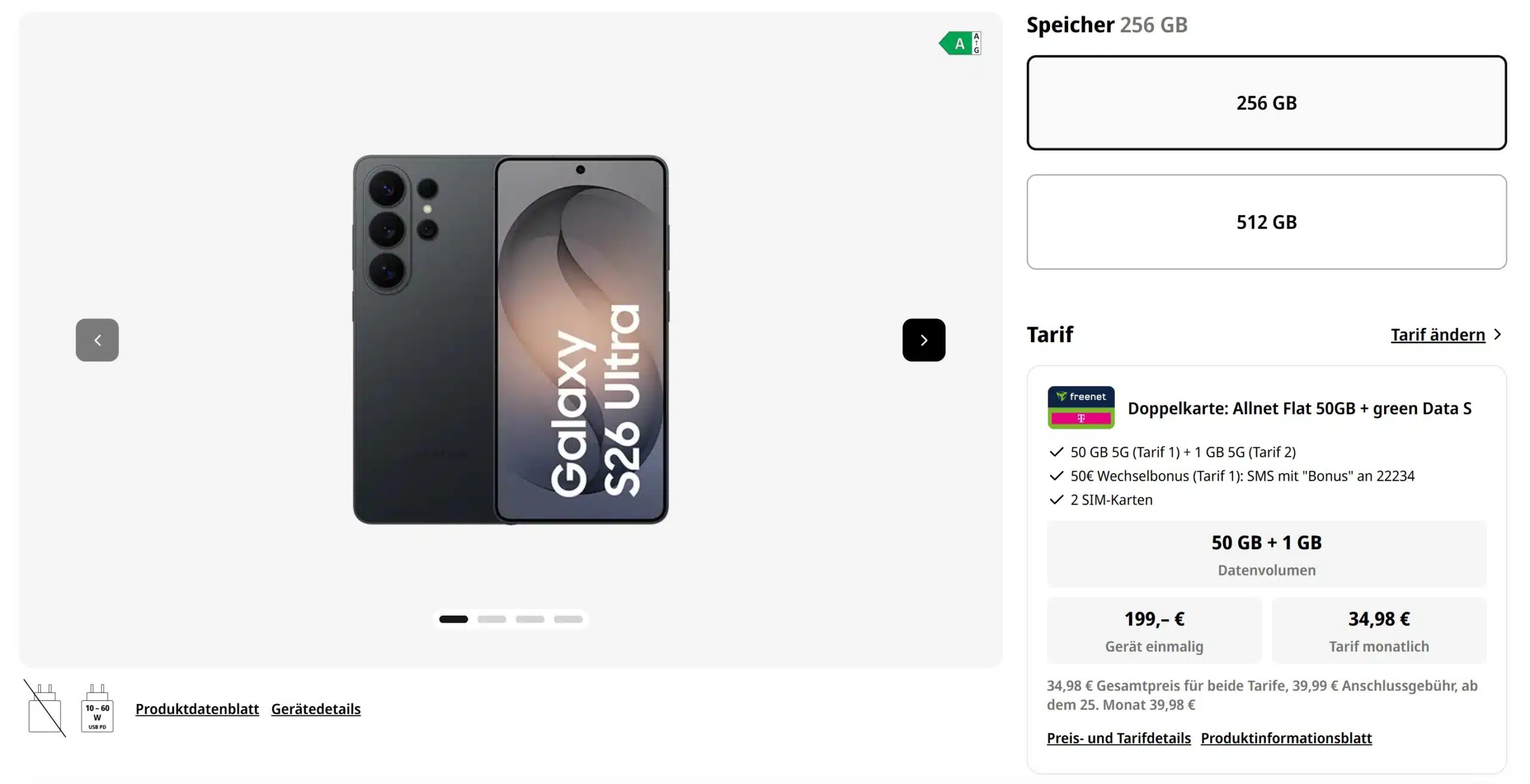 Galaxy S26 Ultra freenet Telekom bei MediaMarkt