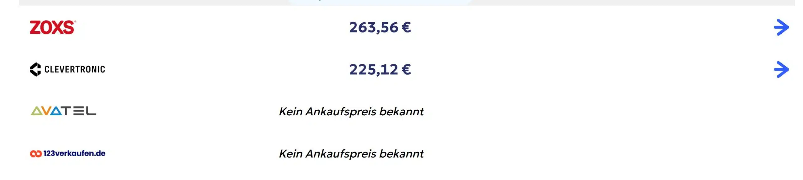 Ankaufspreise bei verkaufen.de vom Galaxy Tab S10 FE