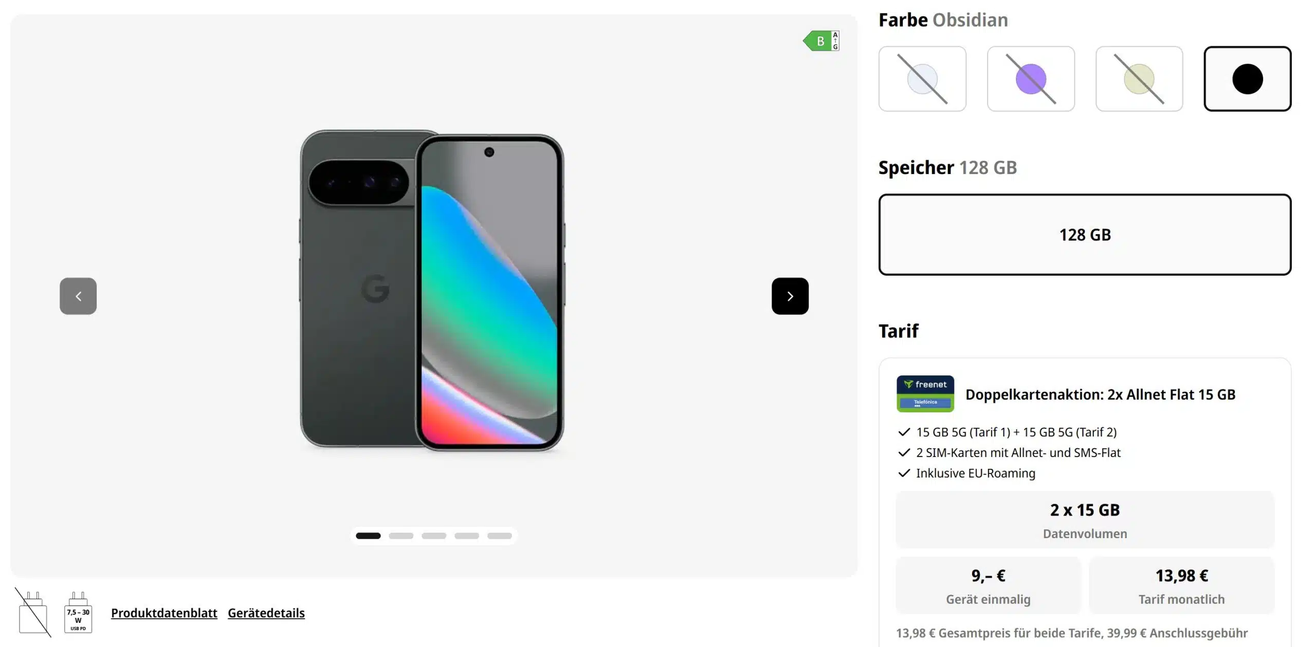 Google Pixel 10 Tarifangebot in der MediaMarkt Tarifwelt