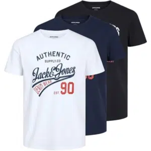 Thumbnail Nur 5,66€ pro Shirt?!! 🤯 JACK & JONES Herren T-Shirt 3er Pack, mit Print, für 16,99€ - Größen M bis XXL! 😀