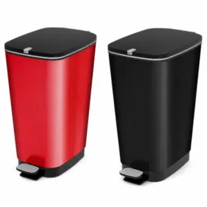 Thumbnail Treteimer KIS Chic Bin 45l in Rot oder Schwarz für 19,99€ (statt 37€)