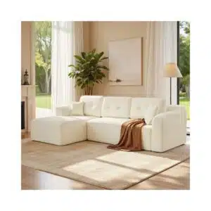 Thumbnail ☺️ VASAGLE Modulares Ecksofa mit Chaiselongue für 248,99€ (statt 300€)