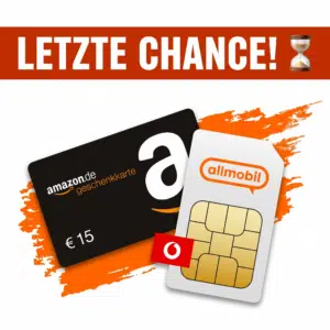 Thumbnail LETZTE CHANCE ⏳ 15€ Gutschein für monatlich kündbare 35GB 5G Vodafone Allnet Flat für dauerhafte 6,99€ (allmobil Basic 35 Flex)