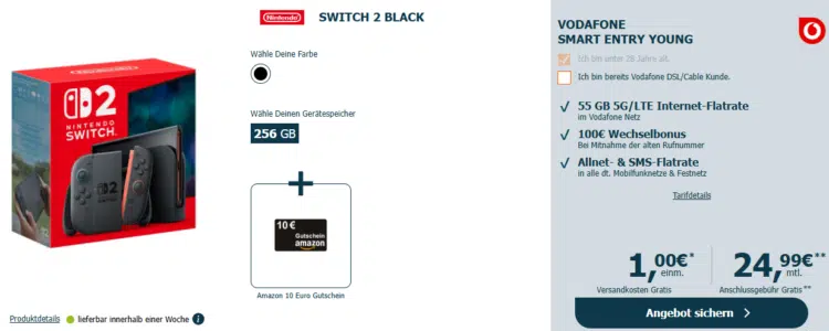 Nintendo Switch 2 Handytarif