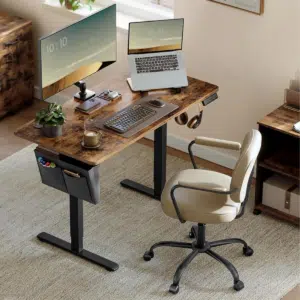 Thumbnail Mehr Bewegung im Homeoffice: SONGMICS Schreibtisch elektrisch, von 72 bis 120 cm höhenverstellbar, mit 4 Memory-Höhen und 120 × 60 cm Arbeitsfläche – jetzt für nur 67,99€ statt 83€! 👨‍💻