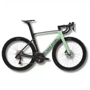 Rennrad bei Decathlon Race Rennrad RCR-R Pro Shimano Ultegra Di2 2x12 Powermeter grün