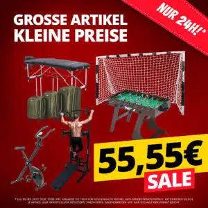 Thumbnail 😱 Sportspar Mega Day Deal: z.B. Kajak &amp; Fahrradanhänger für je 55,55€