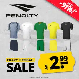 Thumbnail ⚽️ PENALTY Fußball Sale schon ab 2,99€! 😍 z.B. Trikotset nur 4,99€