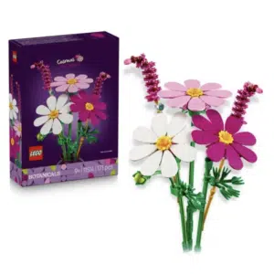 Thumbnail LEGO Botanicals 11514 Kosmeen: Blumenstrauß aus 3 Kosmeen und 2 Federborstengras-Blütenähren