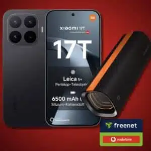 Xiaomi 17T für 29€ + 20GB Vodafone 5G Allnet NUR 9,99€ mtl. + GRATIS Xiaomi Speaker