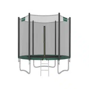 Thumbnail Songmics Trampolin 183 cm mit Sicherheitsnetz dunkelgrün für 85,99€ (statt 144€)