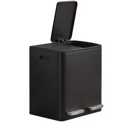 Songmics Abfalleimer (2x 15l, Softclose-Deckel)