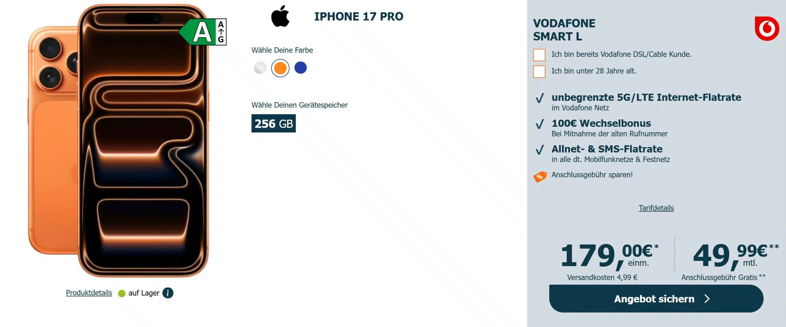 Apple iPhone 17 Pro Logitel-Tarif