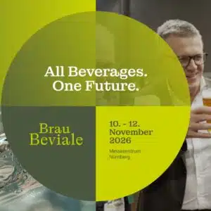 Werbebanner der Brau Beviale 2026 Biermesse