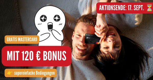 Consors Finanz: 120€ Bonus für kostenlose Mastercard🤯