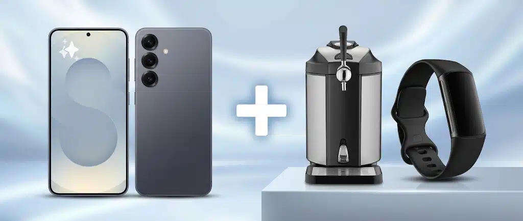 Galaxy S25 mit Bierzapfanlage oder Smartwatch